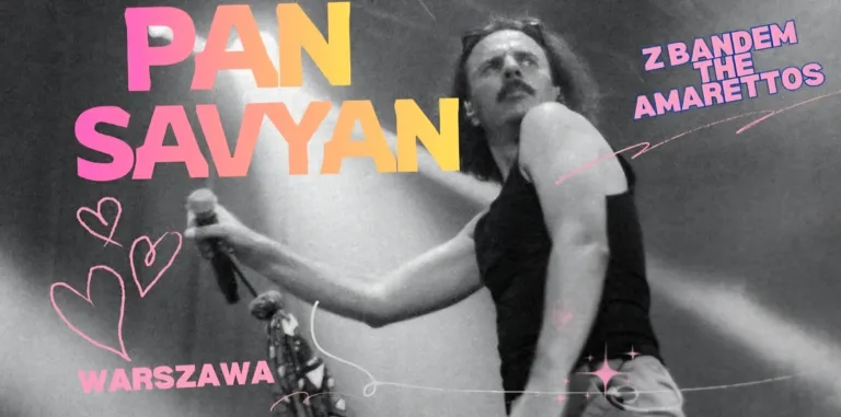 Debiut z zespołem: Pan Savyan i The Amarettos zagrają w Warszawie